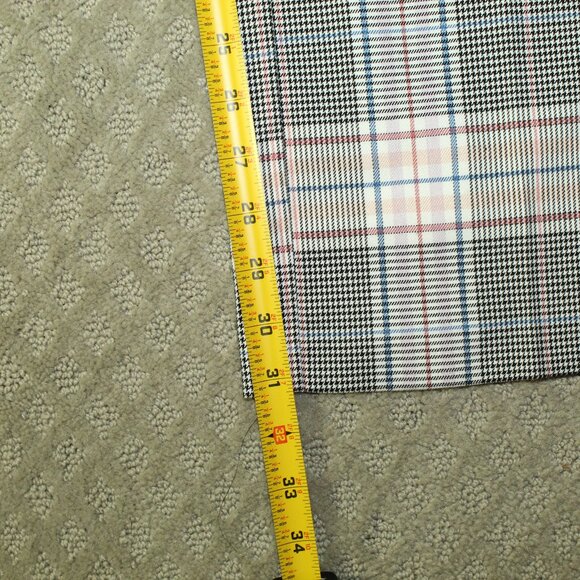 C est 1946 Women's 6 Mid Rise Plaid Straight Leg Pants - Picture 3 of 7